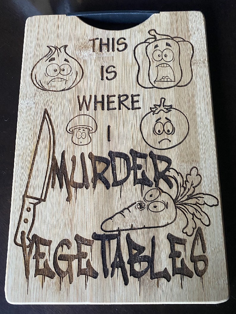 Murder Vegetables Laser Cut Files SVG pdf INSTANT | Etsy