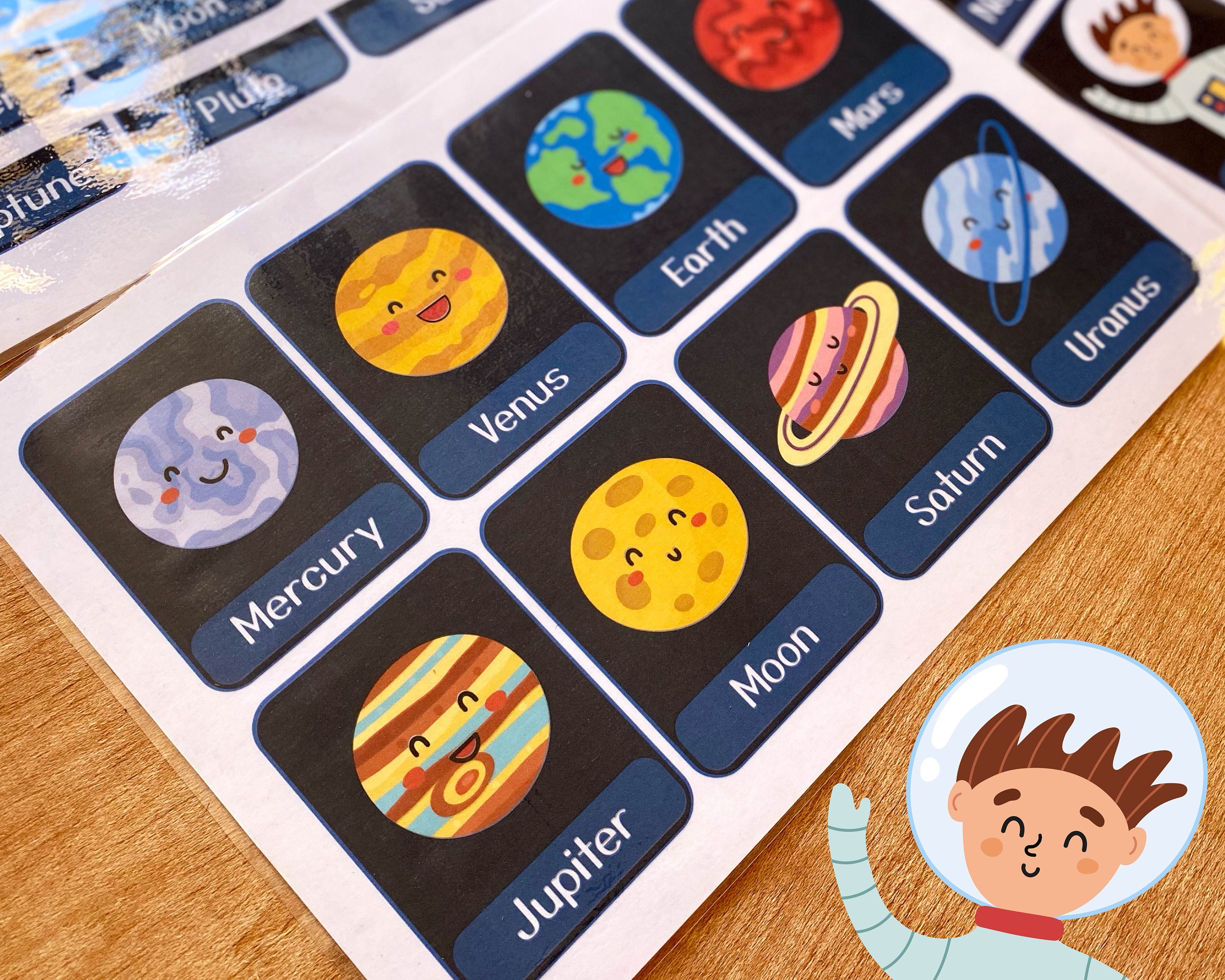 Free Printable Solar System Id Flashcards For Space
