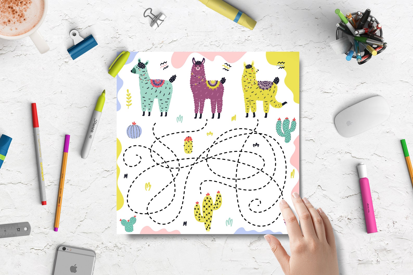 Printable Activity Book Pdf Eps Jpg Maze Puzzle Dot to Dot | Etsy