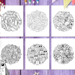 Coloring Book Pdf, Printable Coloring Pages for Adults and Kids ...