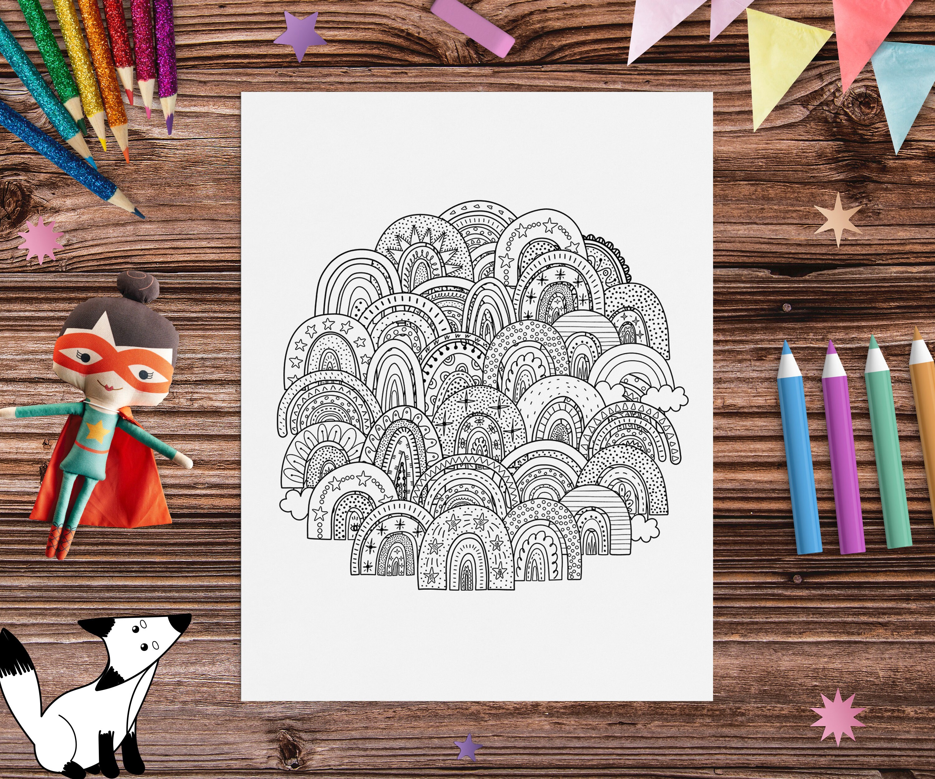 Coloring Book Pdf Printable Coloring Pages for Adults and | Etsy Australia