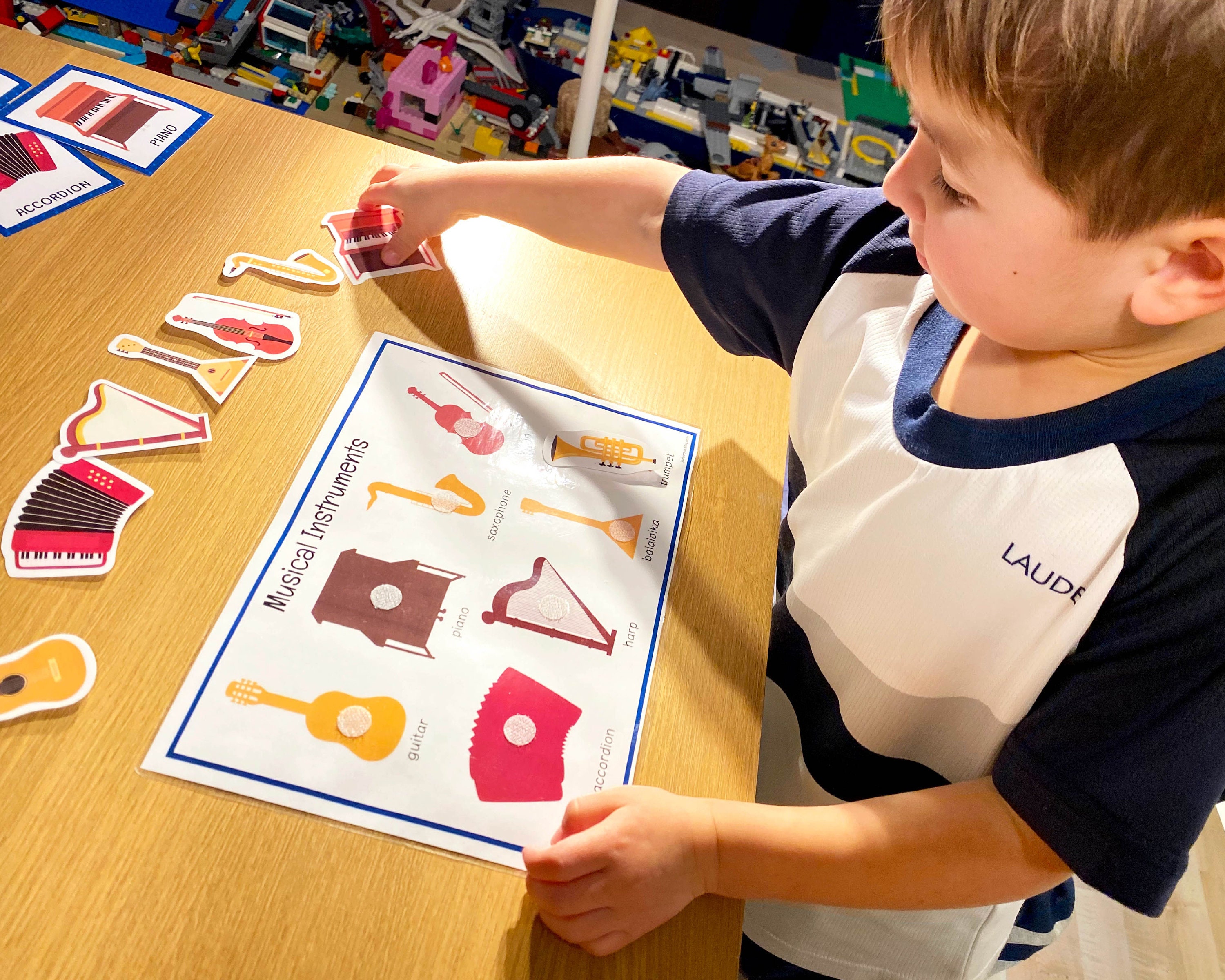 Musical Instruments Busy Book, Musical Instruments Matching Worksheets ...