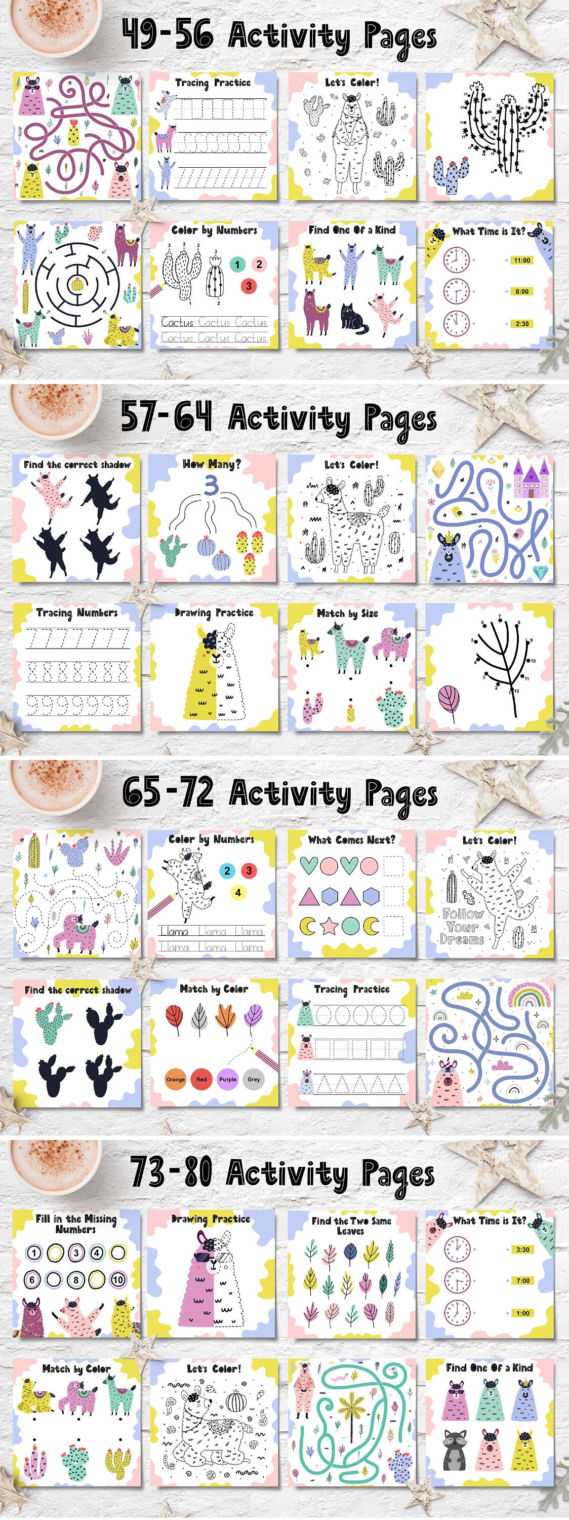 Printable Activity Book Pdf Eps Jpg Maze Puzzle Dot to Dot | Etsy