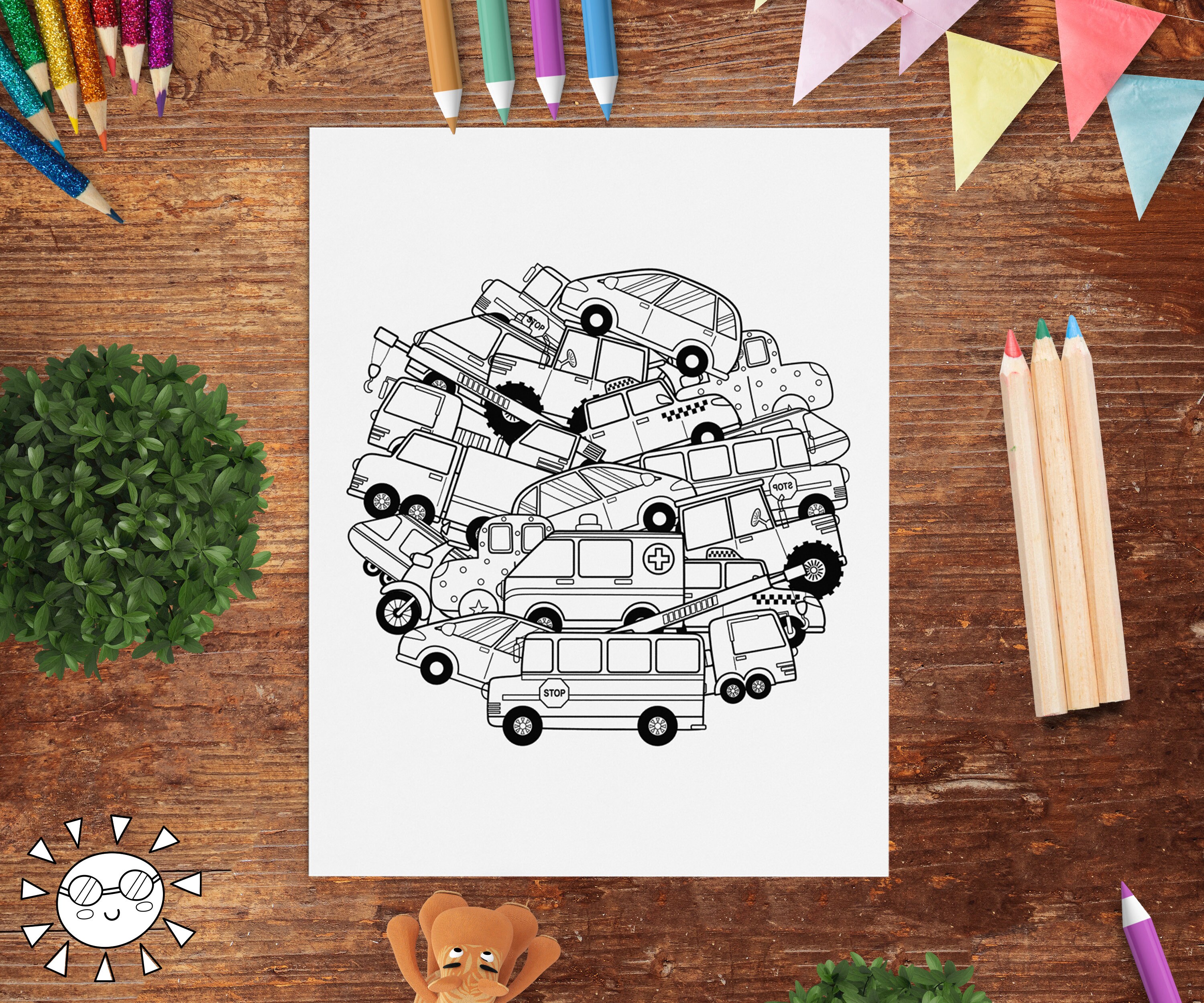 Coloring Book Printable Pdf Doodle Mandala Coloiring Pages - Etsy