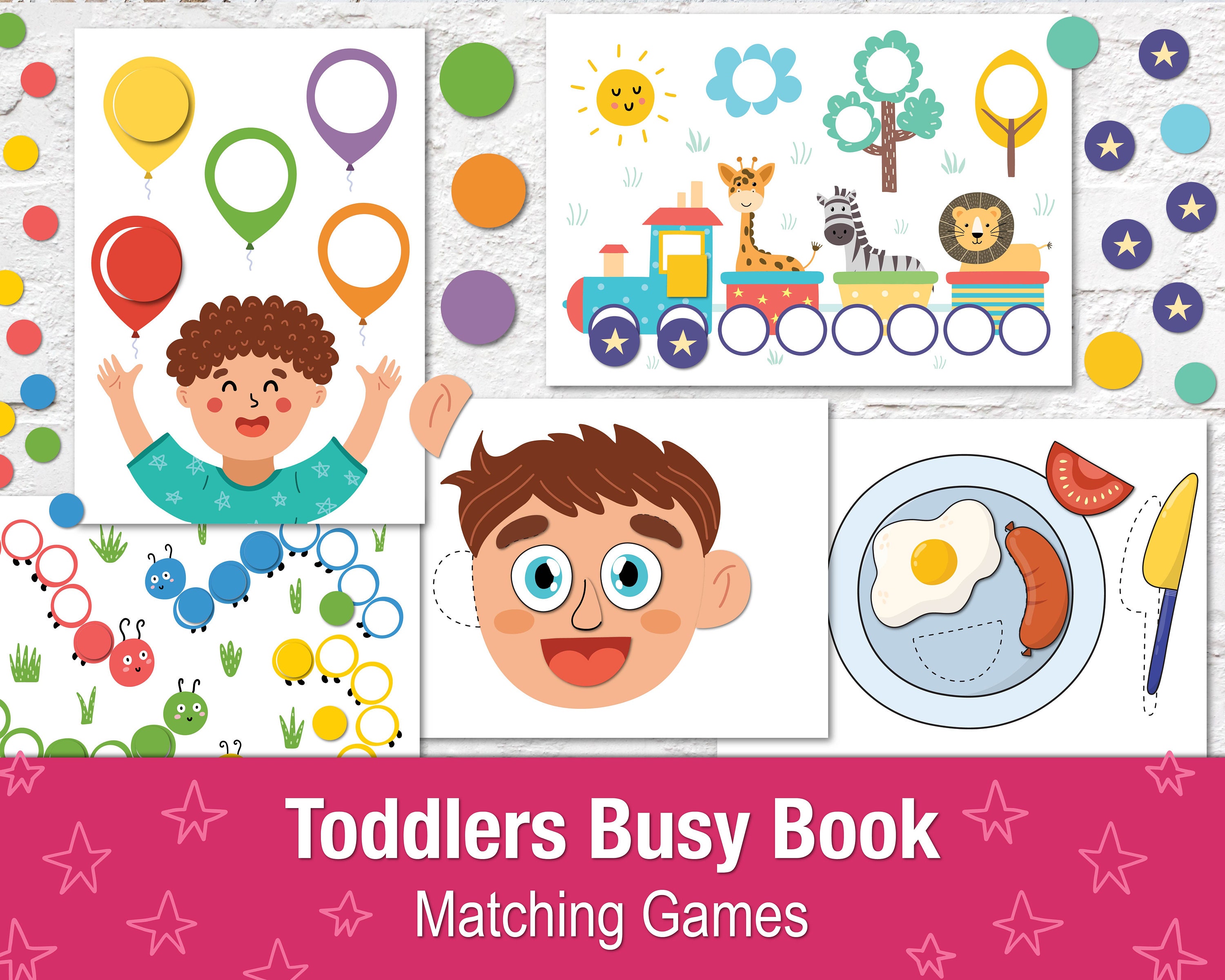 toddler busy book printable busy bag pdf baby quiet book etsy canada