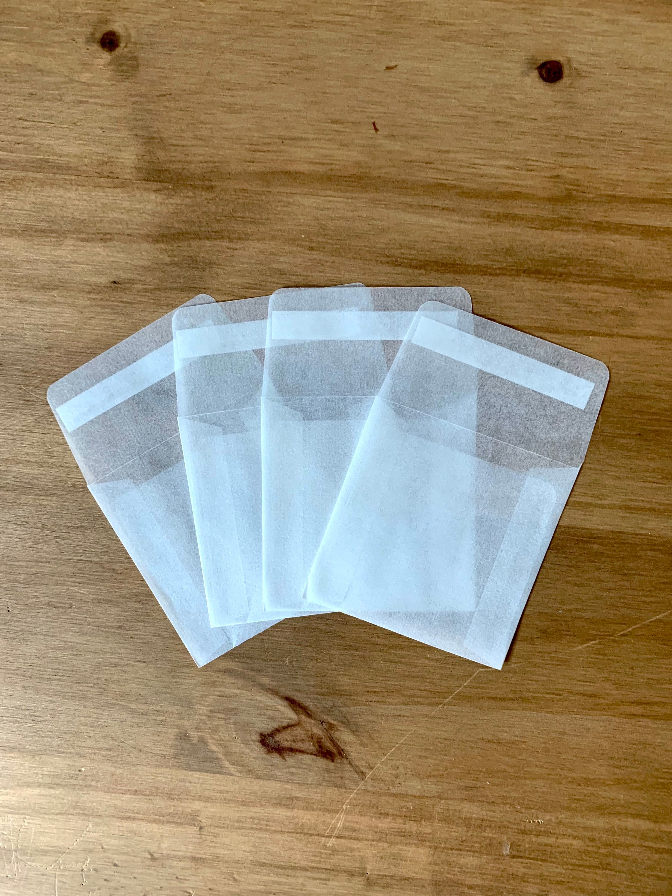 Glassine Envelopes Peel & Seal 65mm X 65 Mm Square Etsy