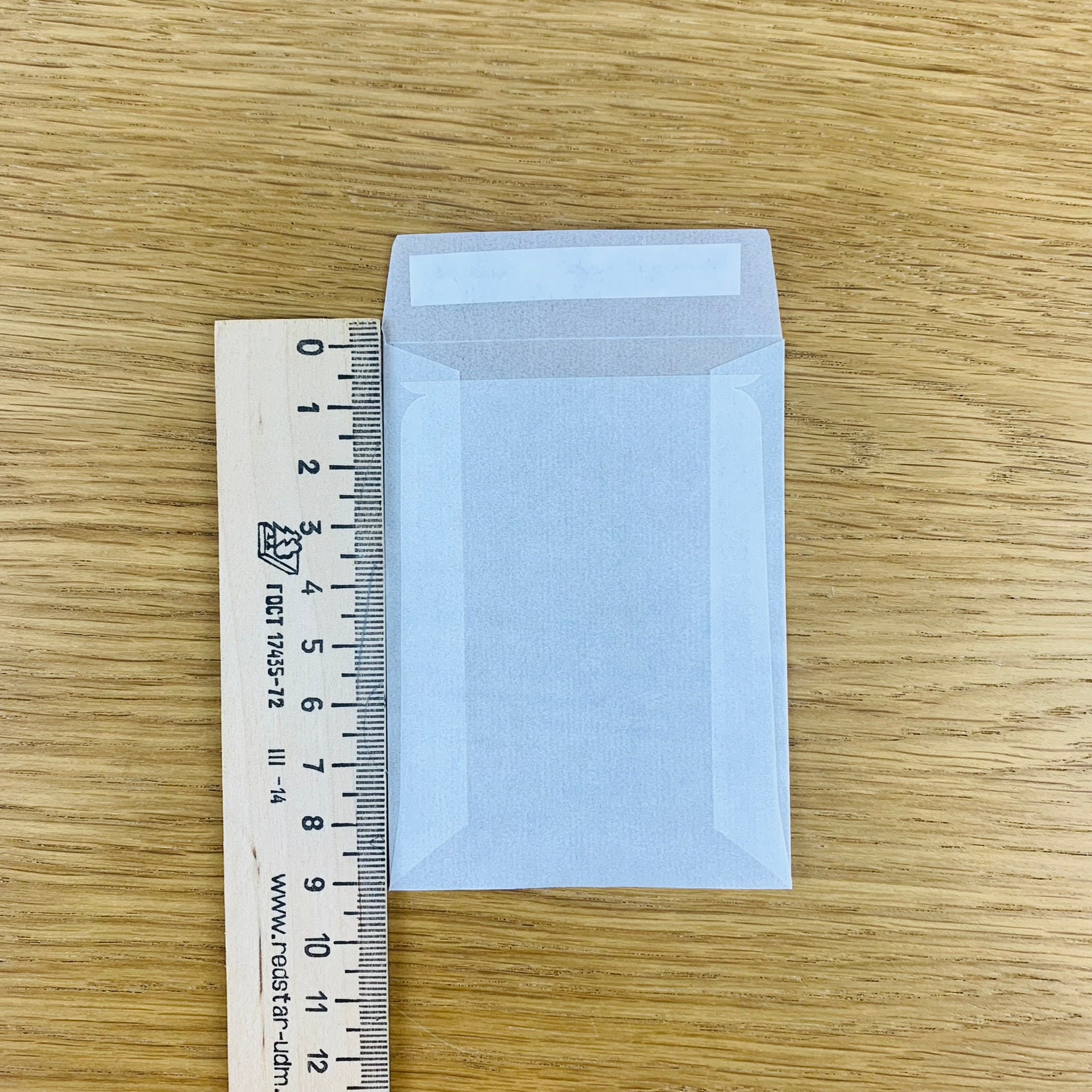 Glassine Envelopes Peel & Seal, 92mm X 68 Mm, Ecofriendly Paper Bags