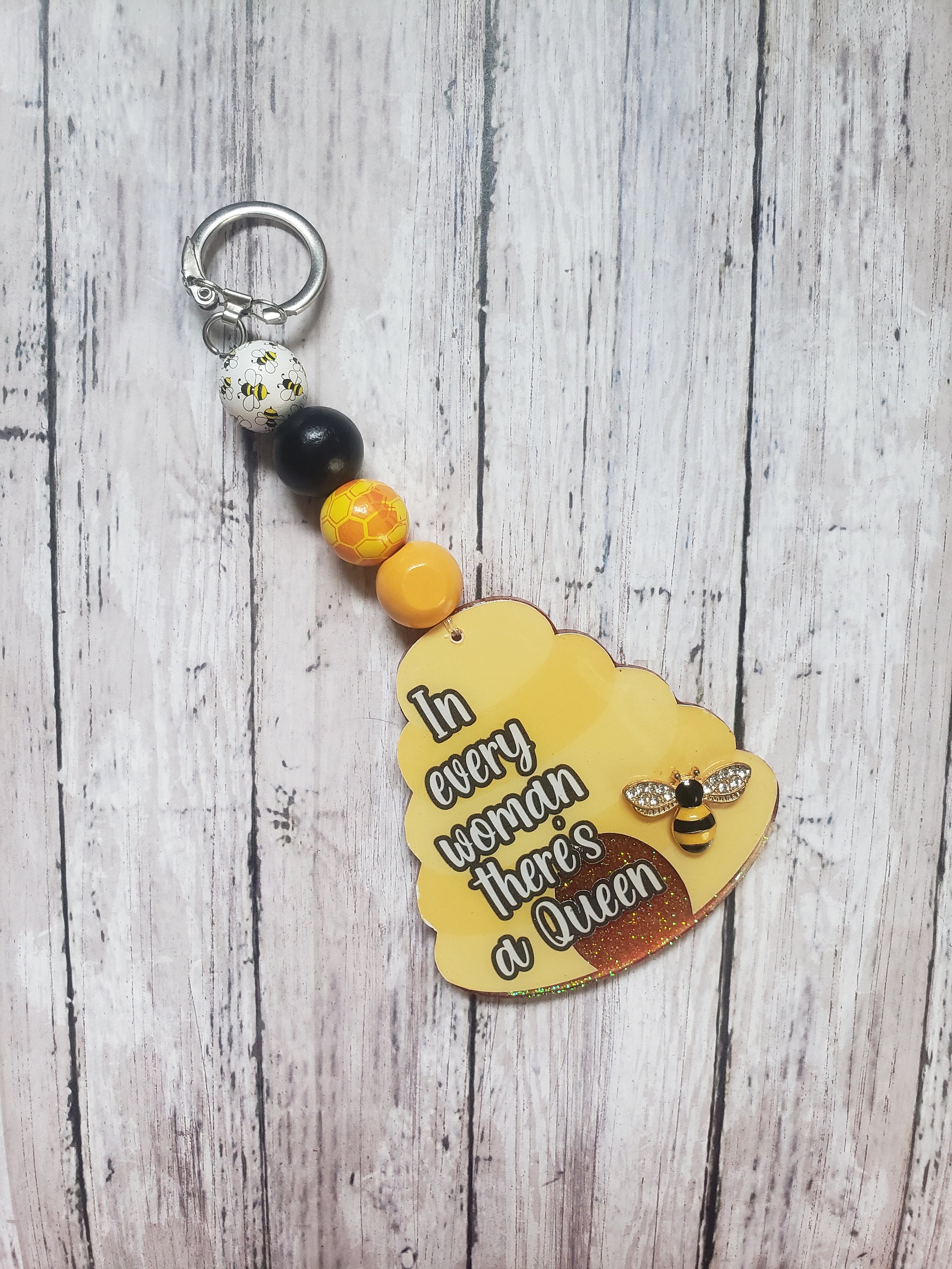 女王蜂 キーホルダー チャーム 女王蜂キーホルダー - Etsy 日本