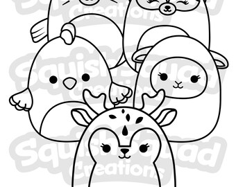 65  Squishmallow Coloring Pages Unicorn  Free