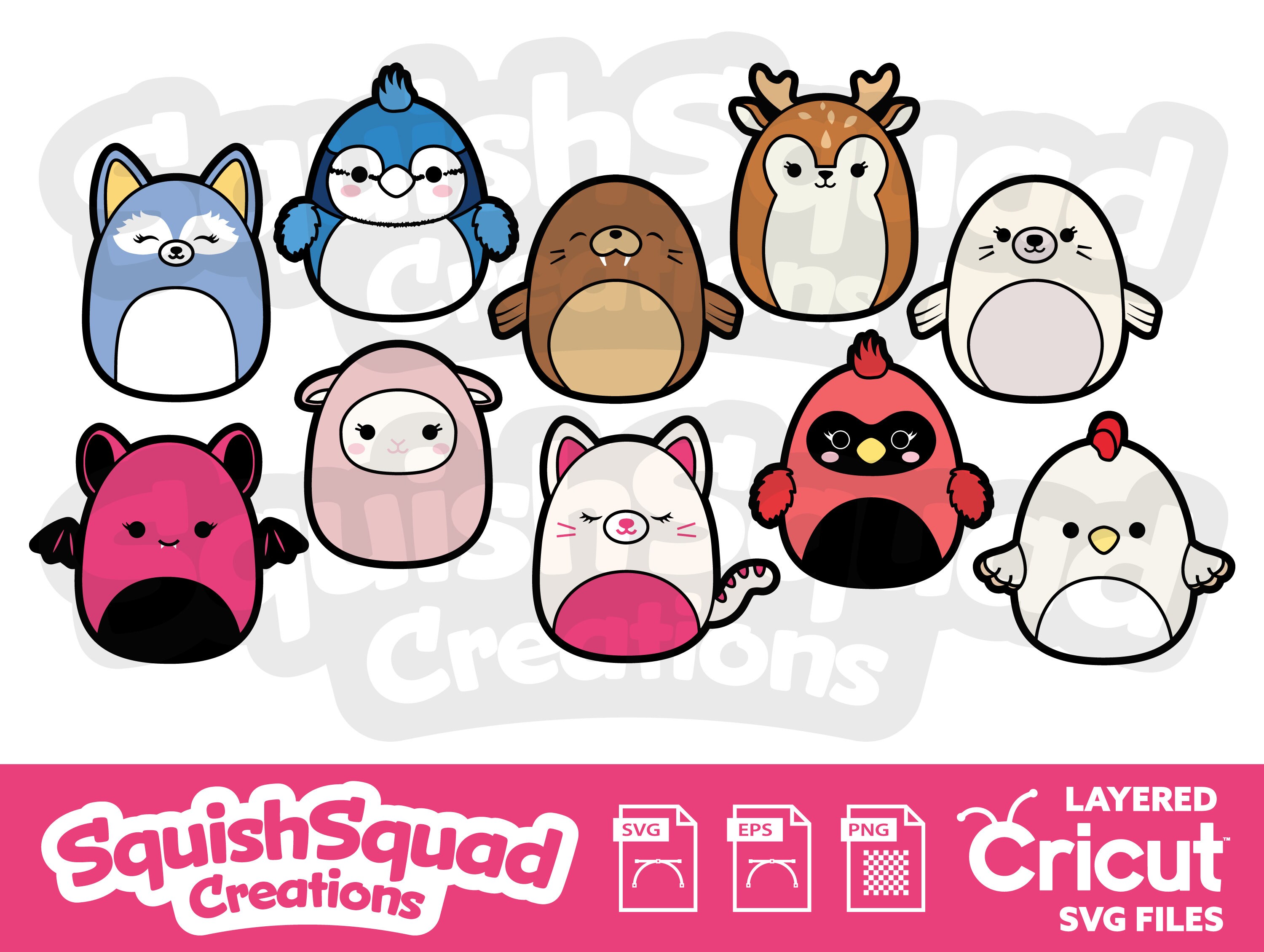 Crystal Creations Squishmallows Carry Case Craft Kit