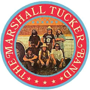 Vintage  1970&#39;s style  Marshall Tucker Band  Skynyrd southern rock    retro  travel decal  sticker