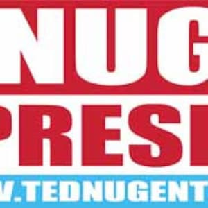 Vintage  1970's style  Ted Nugent For President  retro  travel decal bumper  sticker