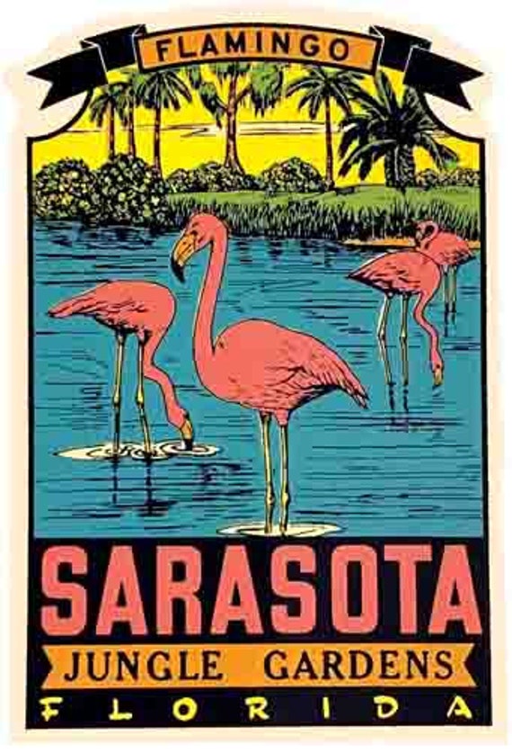 Flamingo Florida Decal Flamingo Florida Decal