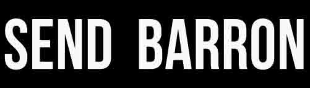 Send Barron Travel Decal Bumper Sticker - Etsy