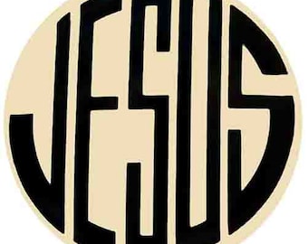 Vintage 50er Jahre Stil Jesus Retro Reise Aufkleber Aufkleber
