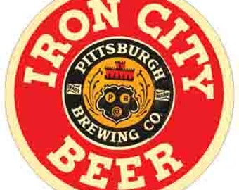 Vintage  1950's style  Iron City Beer  Pittsburgh PA  Pennsylvania  retro  travel decal  sticker state map