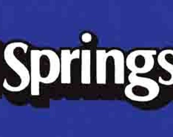 Vintage  1950's style  Silver Springs FL  Florida   retro  travel decal  bumper sticker