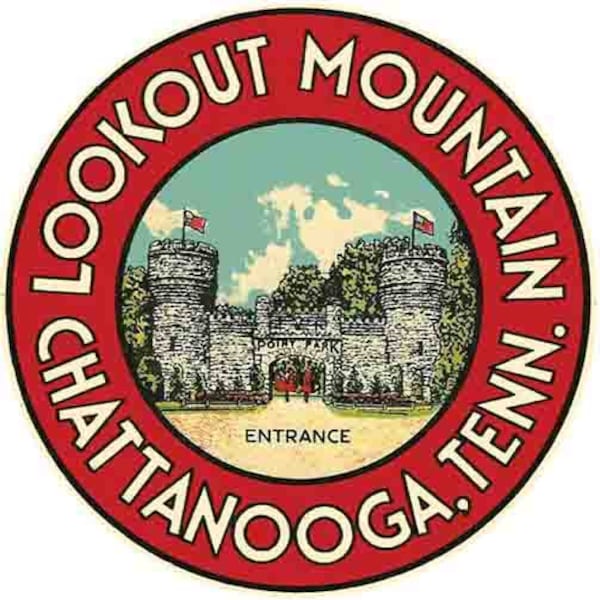 Chattanooga Mountain Lookout Tennessee Art Etsy