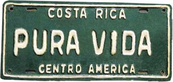 Republica De Costa Rica Crest Vintage Travel Decal Sticker Souvenir Republica De Costa Rica Crest Vintage Travel Decal Sticker Souvenir