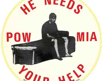 Vintage 1950 Stil POW MIA Sie sind nicht vergessen Vietnam Vietnam Militär Armee retro Reise Aufkleber Aufkleber Zustand Karte