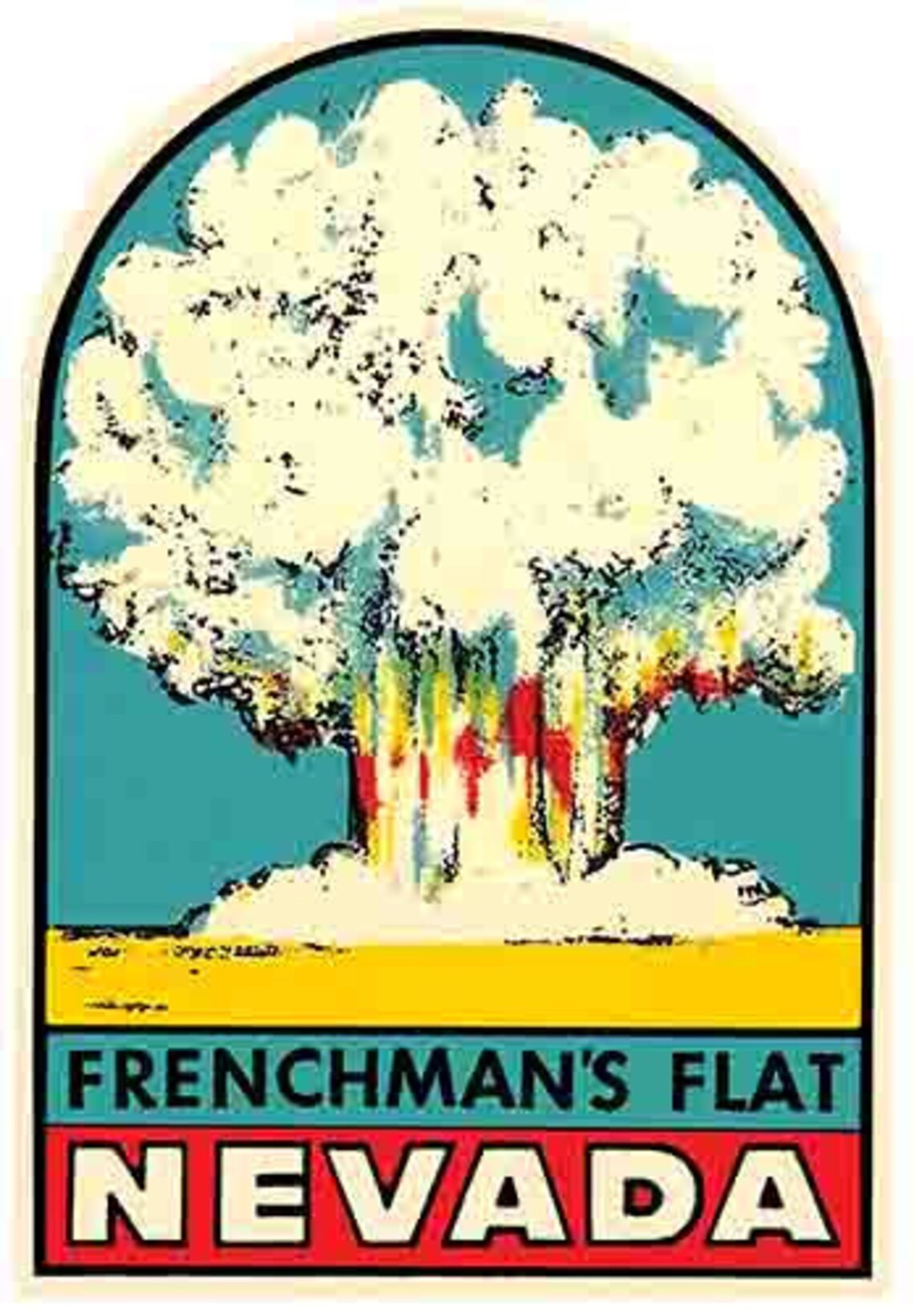 Vintage 1950's Style Frenchman's Flat NV Nevada Etsy