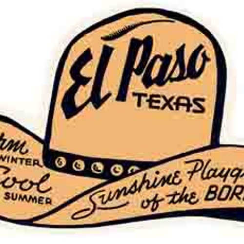 El Paso Vintage Map Print El Paso Map Texas Map Art El Etsy