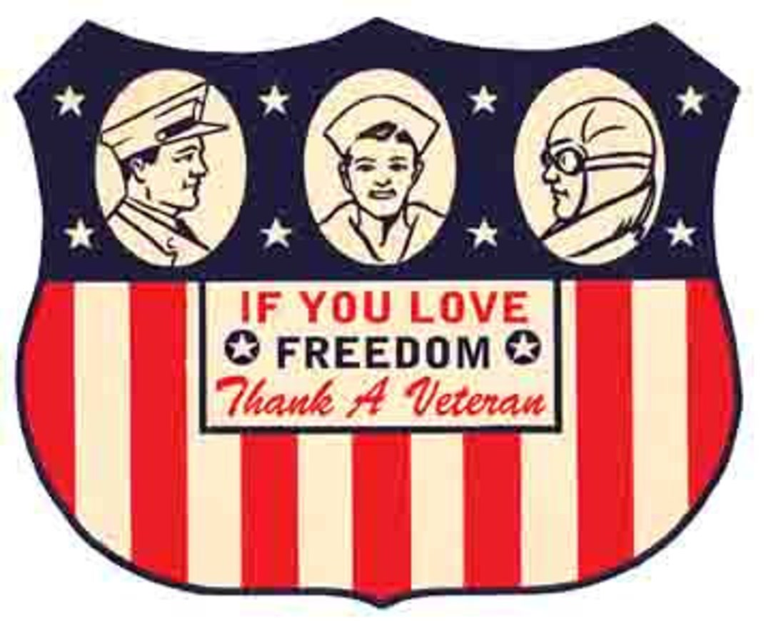 Veteran Appreciation Baseball Cap - "If You Love Your Freedom Thank A Veteran" Trucker Hat - View #4