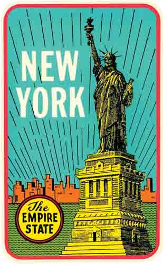 LYFT 【完売品】VINTAGE STATUE Y GRAPHIC Vintage 1950's Style New York City Statue of Liberty NYC Retro