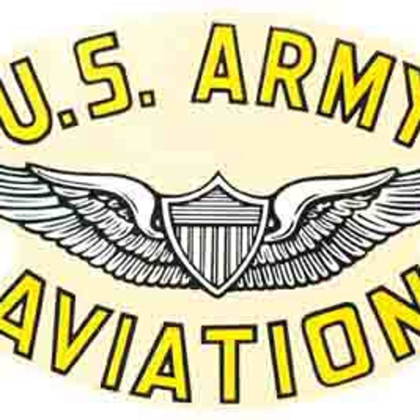 Vintage  1960's style   US Army Aviation  military Veteran  Vietnam   retro  travel decal  sticker