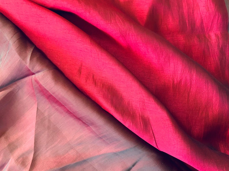 Reversible Soft Satin Plain Party Saree In Burgundy Maroon and Dark maroon