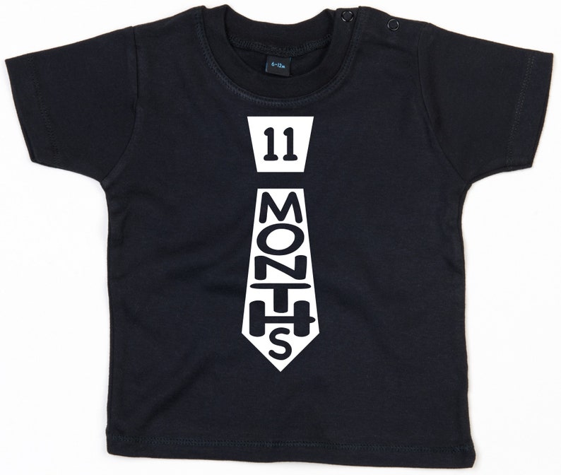 Event Months Eleven Months Old Girl Milestone T-Shirt Boy 11 Baby T-Shirt