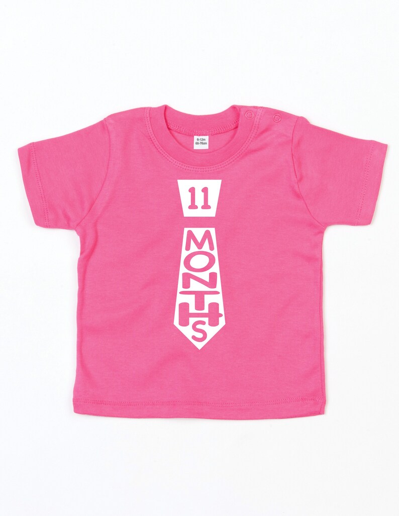 Event Months Eleven Months Old Girl Milestone T-Shirt Boy 11 Baby T-Shirt