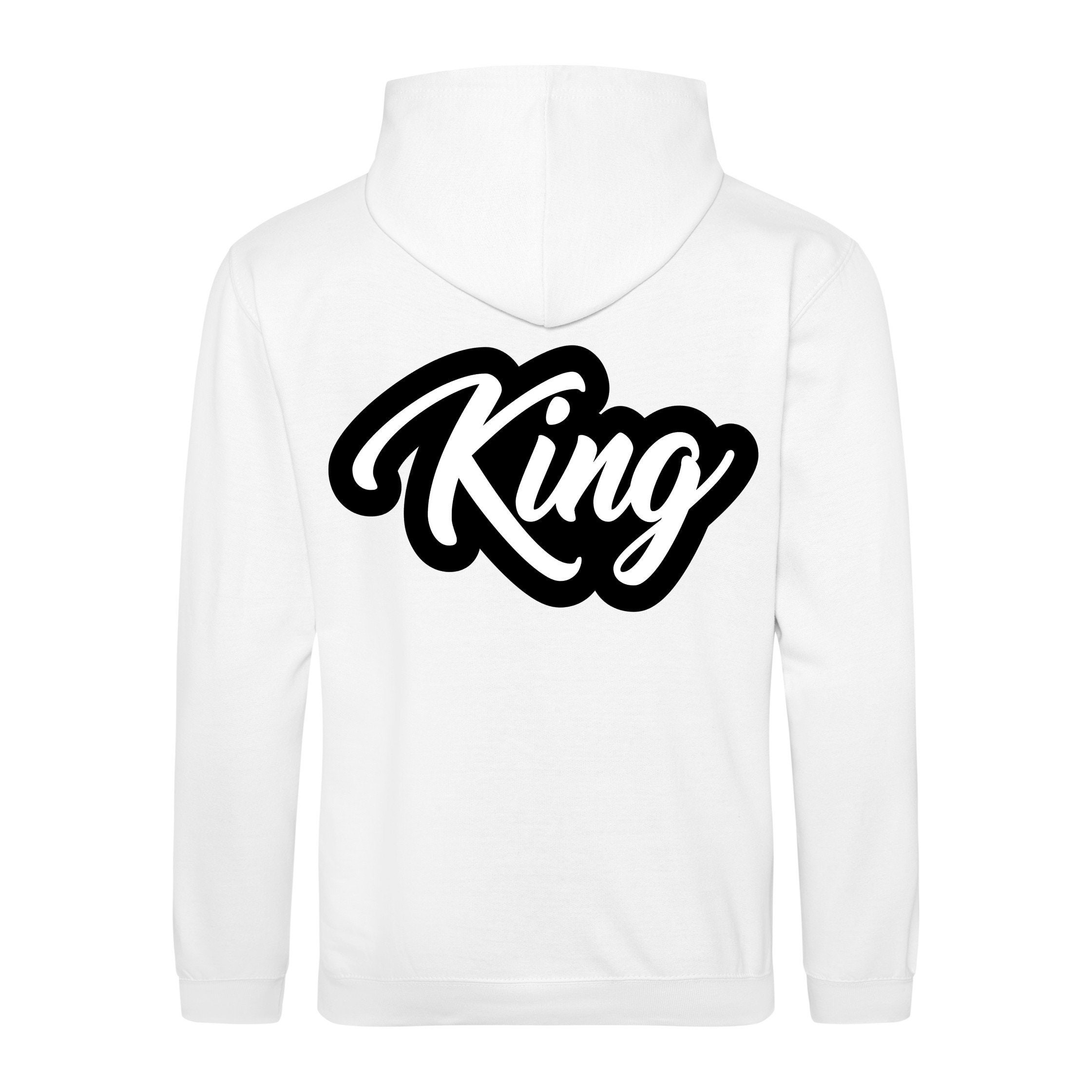 King Queen Sudaderas San Valentin Cobi Hoodie Sudadera Con Capucha