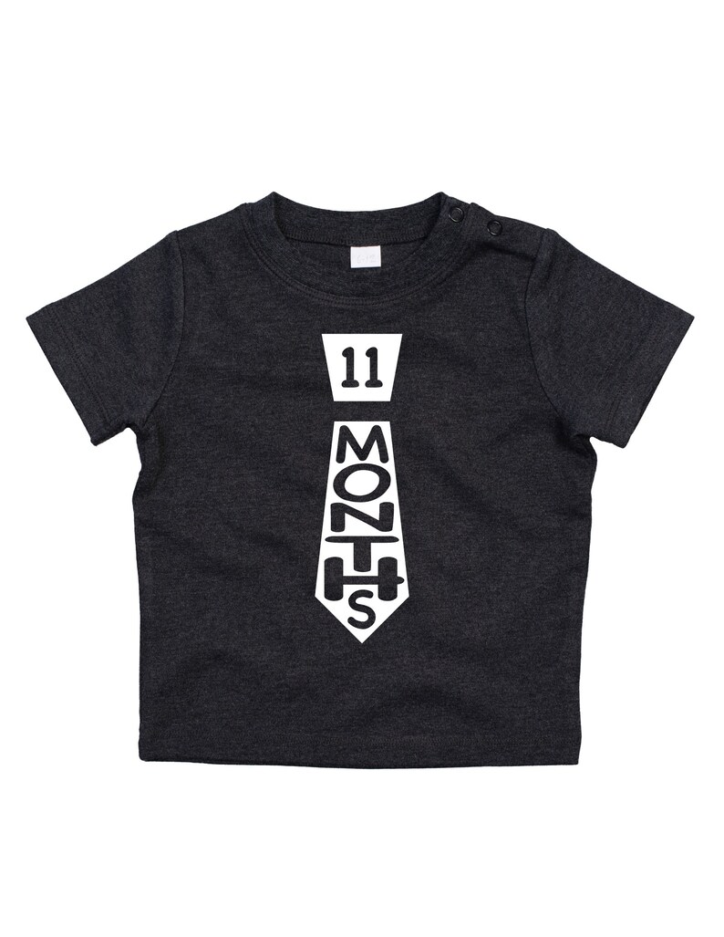 Event Months Eleven Months Old Girl Milestone T-Shirt Boy 11 Baby T-Shirt