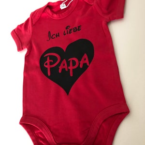 EQLEF Baby Strampler - Süßes 'Ich Liebe Papa & Mama' Design