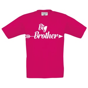 Kinder T-Shirt mit Aufdruck, großer Bruder, Druck auf englisch, Geschenktipp, Geschenkidee, Design 1 Sorbet