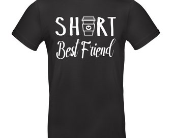 Best friends T-shirts unisex, little best friend, black, white, coffee mug, handwriting, XS-5XL,