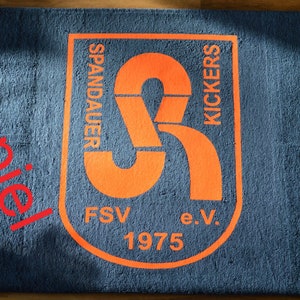 Bath towels, gift idea for teams and clubs, with your logo, initials, tip for, end of season, Christmas party, 70 x 140 cm