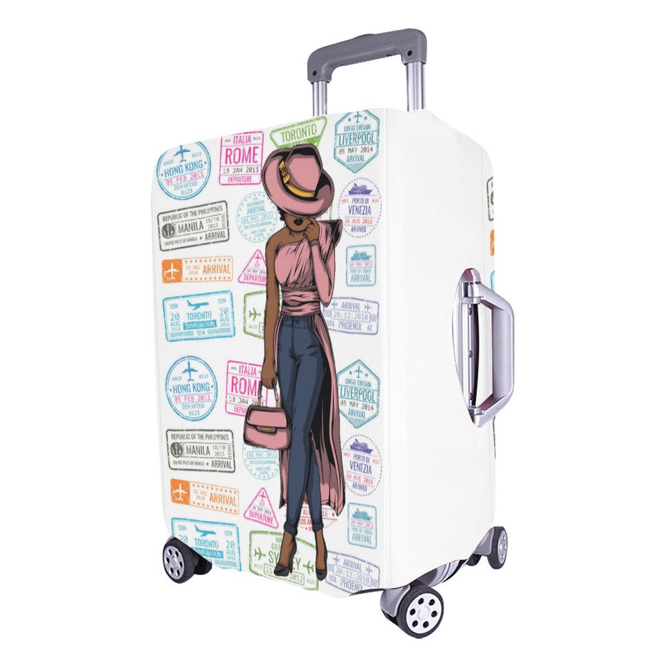 Discover Passport Lady Luggage Cover