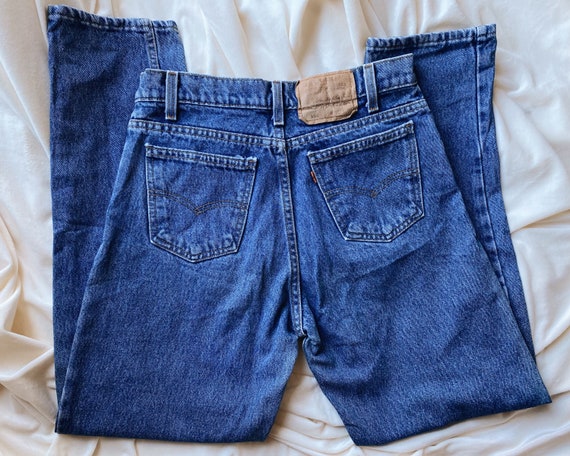 ORANGE TAB LEVI’S 550 jeans | classic women’s high