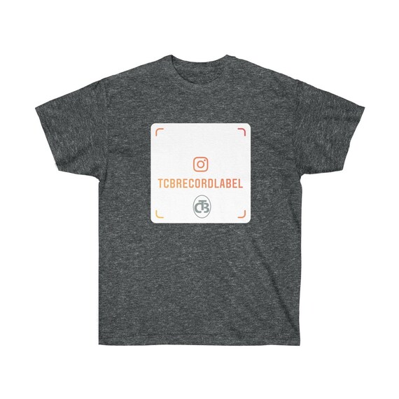 TCB RECORDS IG orange Unisex Ultra Cotton Tee ( logo appears on front and back)