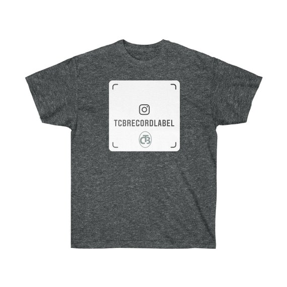 TCB RECORDS IG black Unisex Ultra Cotton Tee ( logo appears on front and back)
