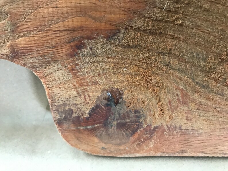 cheese handmade cutting board or charcuterie board with handle and hang hole bread oak cutting board meat rough edge oak cutting board