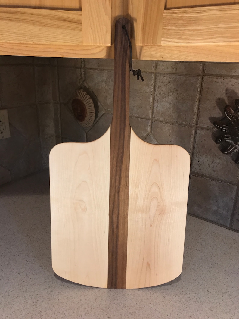 maple pizza peel wedding gift handmade wood pizza peel Pizza peel unique one of a kind handmade gift unique housewarming gift