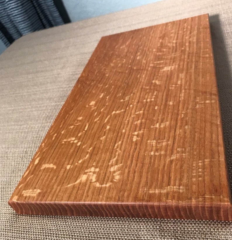 medium size oak cutting board thick cutting board quarter sawn oak board Oak cutting board