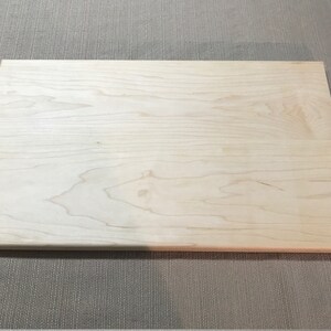 Large Handmade Maple Cutting Board: Bread & Serving Board