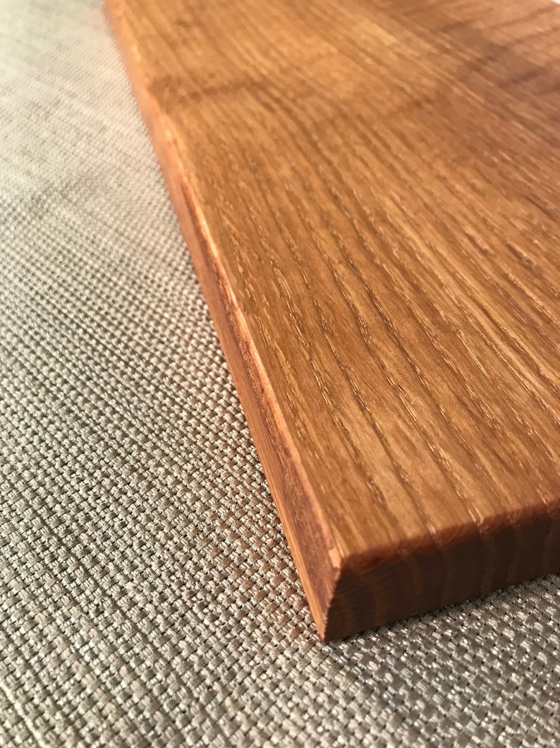 medium size oak cutting board thick cutting board quarter sawn oak board Oak cutting board