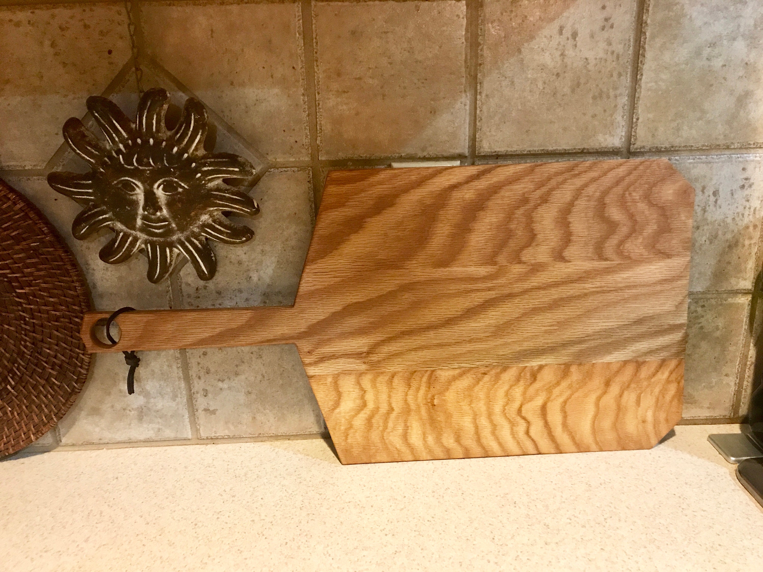 Oak pizza peel pizza board handmade oak pizza peel Etsy