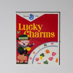 Vintage Cereal Magnet Lucky Charm