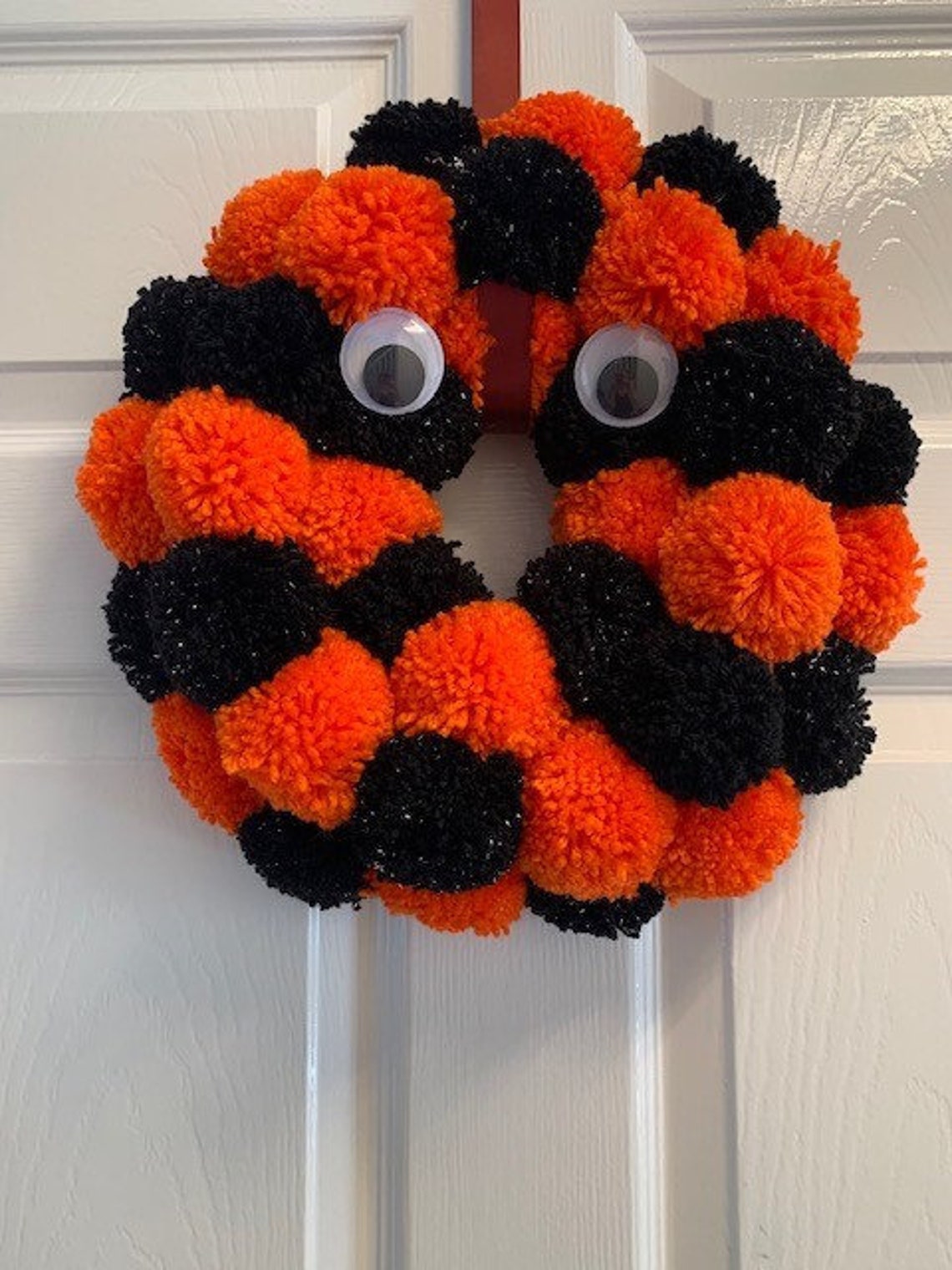 Halloween Wiggly Googly Eyes Door Decoration Etsy